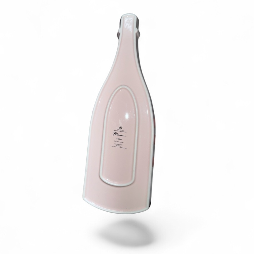 5A* Rosanna Champagne Bottle Serving Tray in a gift box
13.5”X4.5”X1” pink gold - Picture 4 of 14